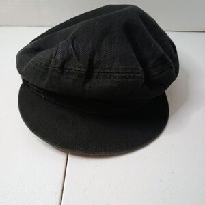 BRIXTON Drivers Newsies Rope Cap Black Size XS